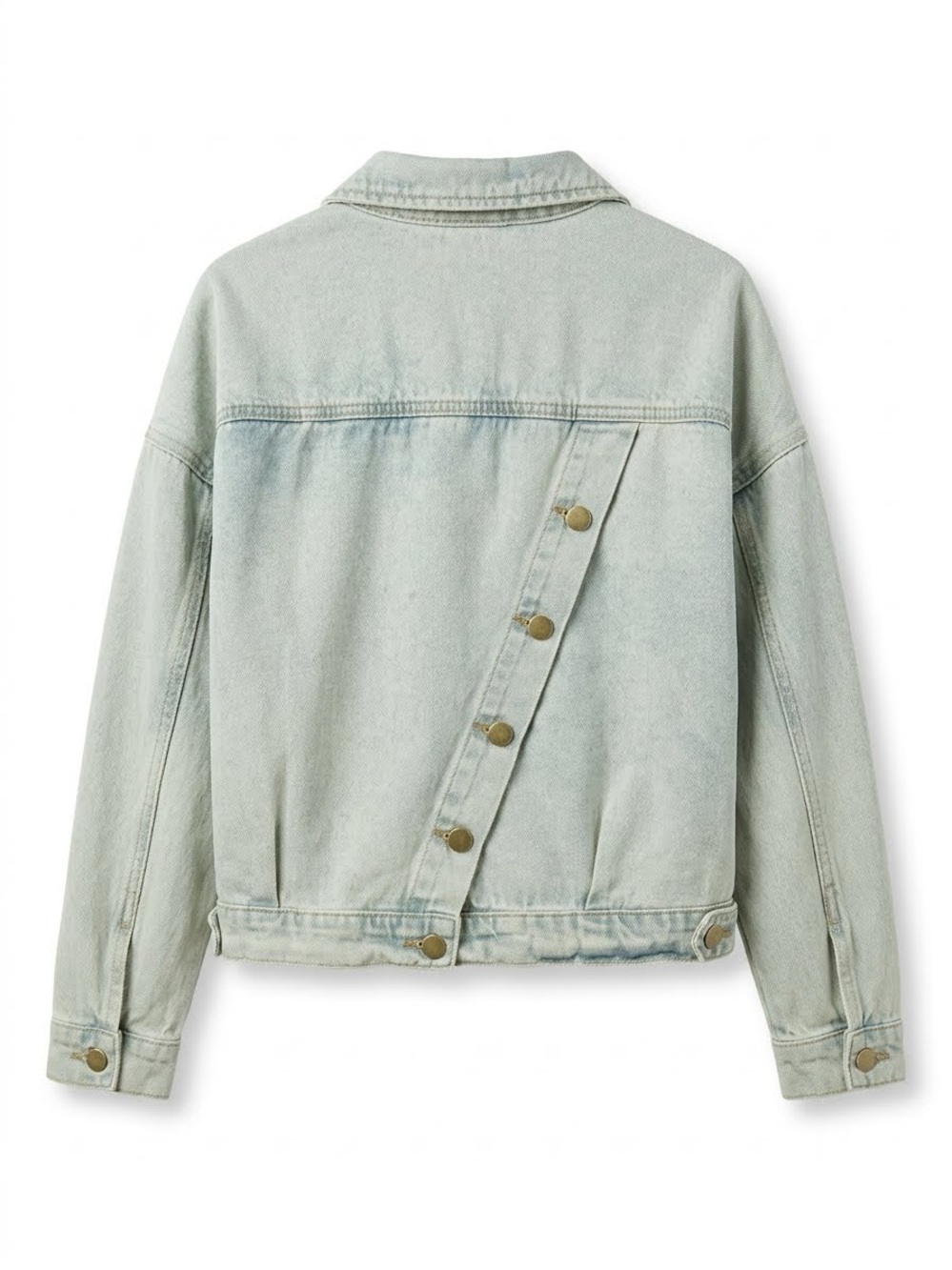 SAVANNA JANE / Light Wash Denim Jacket/ Button Detail - Women/ Small / NWT /